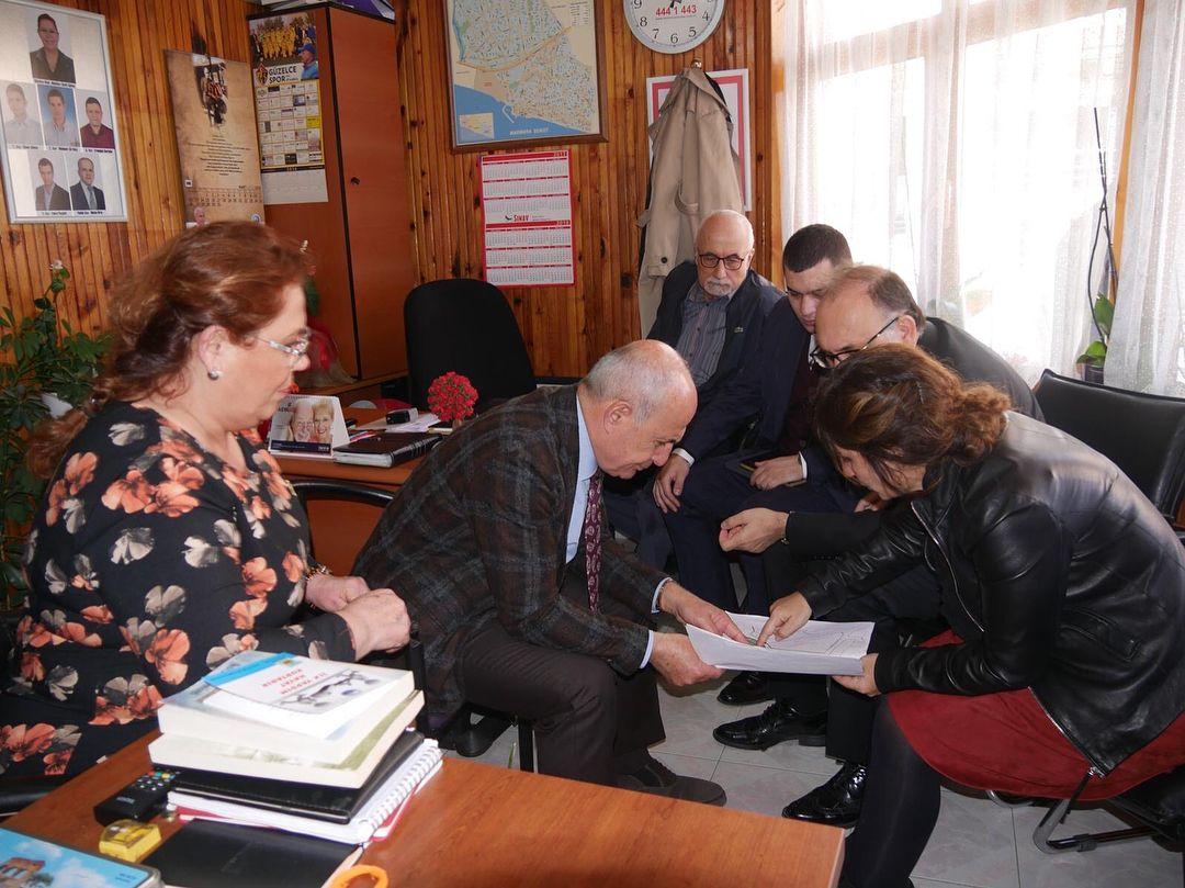 Danışmanım Prof Dr. Mustafa Var ve ekibimle birlikte Güzelce Muhtarlığımızı ziyaret ettik. 