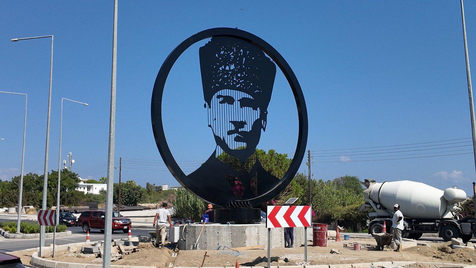 Atamızın Silüeti, Kuzey Kıbrıs'ta Gururla Yükseliyor!