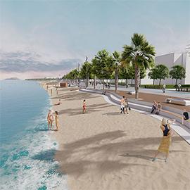 Проект обустройства пляжа Бююкчекмедже и Бейликдюзю Кордонбойу, этап 1, муниципалитет Стамбула, 2020